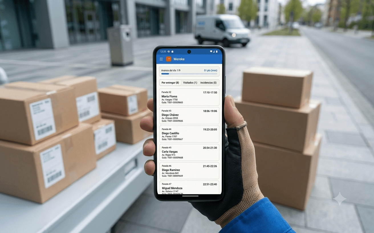 Vista previa de App de toma de pedido